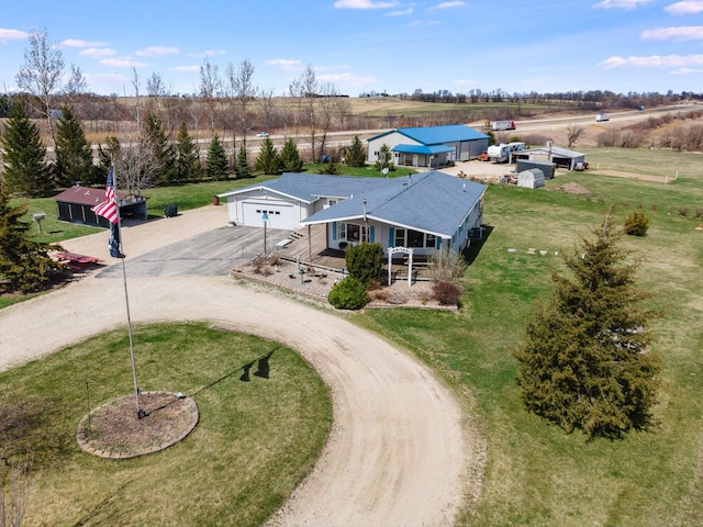 2956 Welland Rd, Earlville, IL 60518 - drone / aerial view featuring a rural view