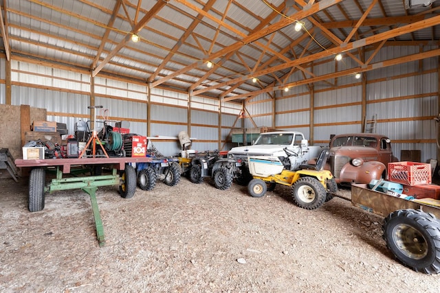 2956 Welland Rd, Earlville, IL 60518 - garage featuring metal wall