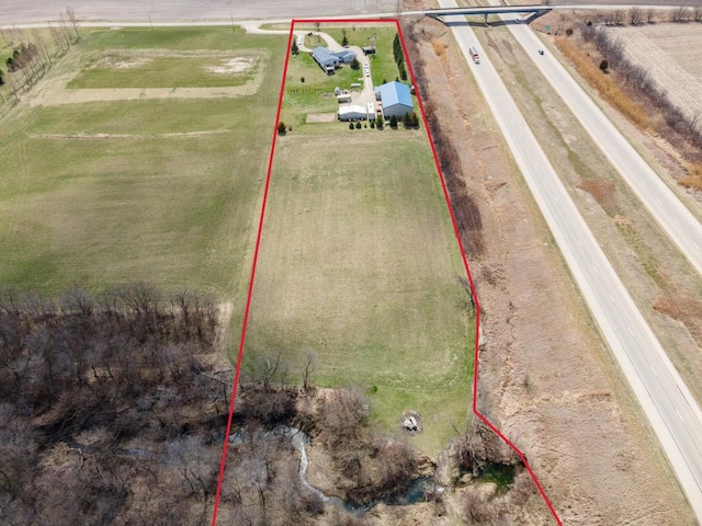 2956 Welland Rd, Earlville, IL 60518 - drone / aerial view featuring a rural view