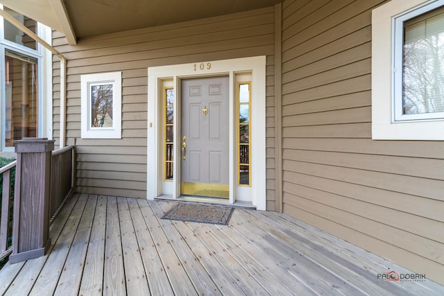 view of entrance to property