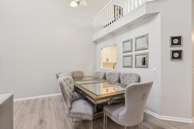 200 Glasgow Ln, Schaumburg, IL 60194 - dining area with baseboards and wood finished floors