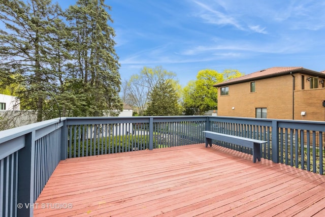 349 Ridge Rd, Kenilworth, IL 60043 - view of wooden terrace