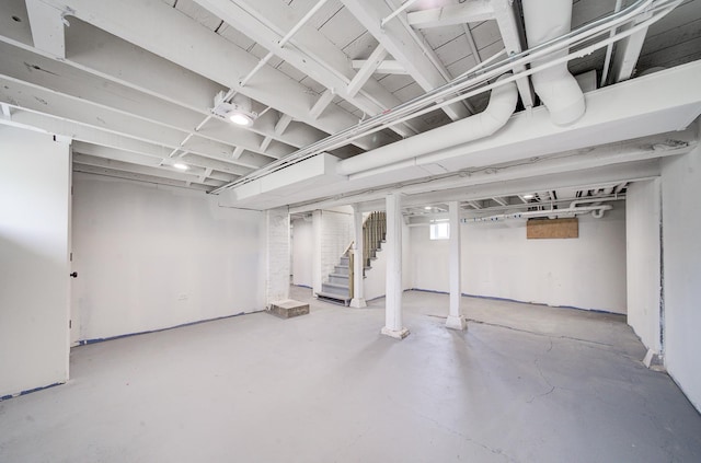 18445 Kedzie Ave, Homewood, IL 60430 - finished basement featuring stairway