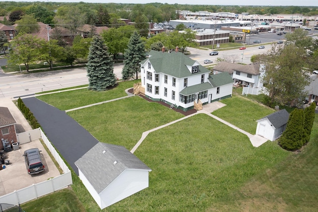 18445 Kedzie Ave, Homewood, IL 60430 - drone / aerial view
