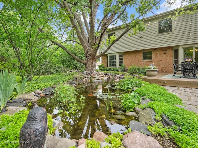 2 Stirrup Cup Ct, Saint Charles, IL 60174 - view of yard featuring a small pond