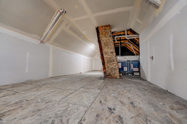 bonus room with lofted ceiling