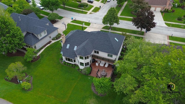 1583 Pine Lake Dr, Naperville, IL 60564 - view from above of property
