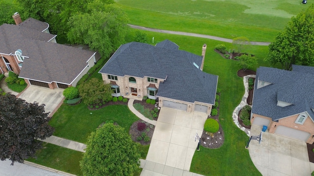 1583 Pine Lake Dr, Naperville, IL 60564 - view from above of property
