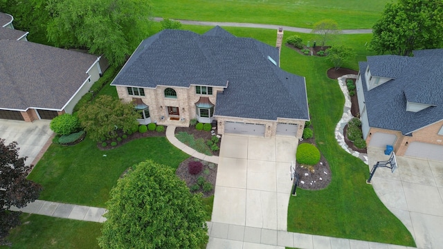 1583 Pine Lake Dr, Naperville, IL 60564 - view from above of property