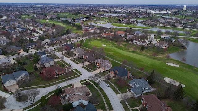 1583 Pine Lake Dr, Naperville, IL 60564 - aerial view of property's location with nearby suburban area and a nearby body of water