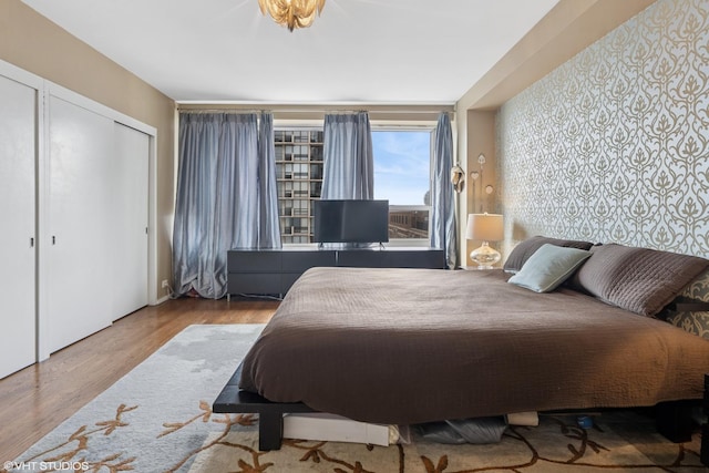 3180 N Lake Shore Dr Unit 15A, Chicago, IL 60657 - bedroom featuring wood finished floors
