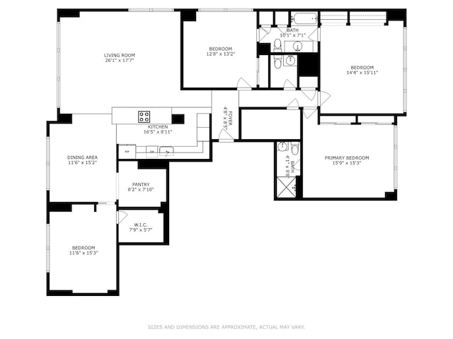 3180 N Lake Shore Dr Unit 15A, Chicago, IL 60657 - view of layout