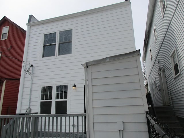 view of rear view of property
