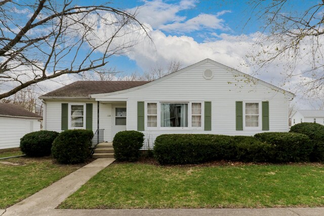 108 N Chatham St, Danvers, IL 61732 - view of front of property featuring a front lawn
