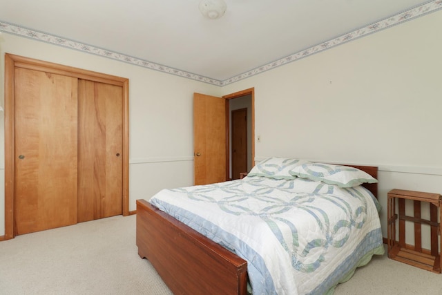 108 N Chatham St, Danvers, IL 61732 - bedroom featuring light carpet and a closet