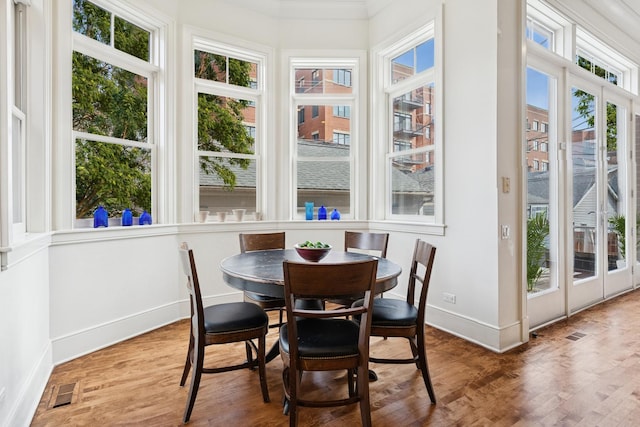 2735 N Dayton St, Chicago, IL 60614 - dining room with baseboards, plenty of natural light, and wood finished floors