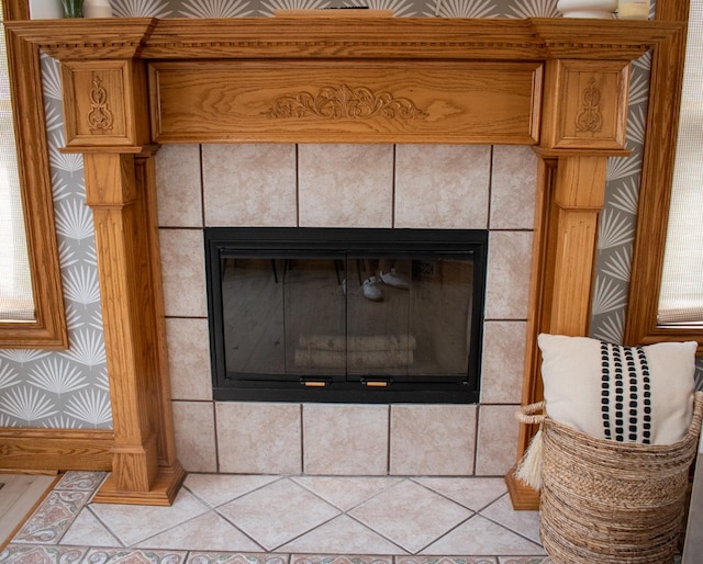 447 S State St, Monticello, IL 61856 - room details with a fireplace