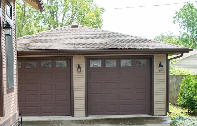 447 S State St, Monticello, IL 61856 - detached garage featuring fence