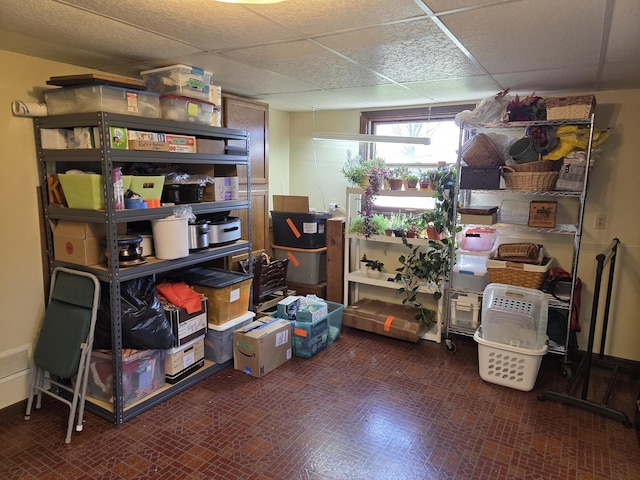 view of storage