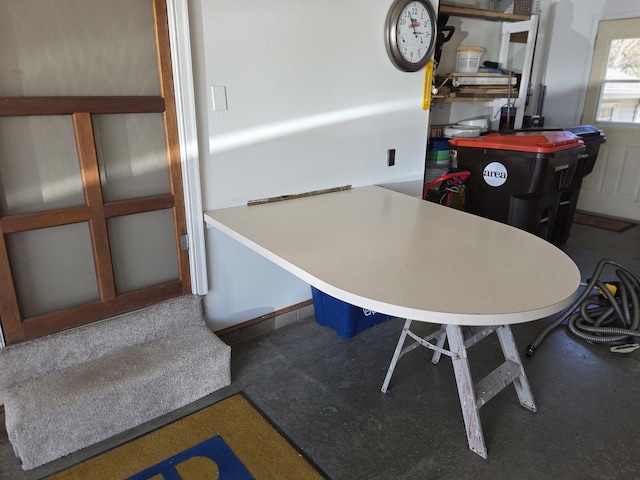 view of dining area
