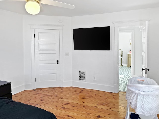 17128 Lukens Rd, Sycamore, IL 60178 - bedroom with light wood-type flooring and baseboards