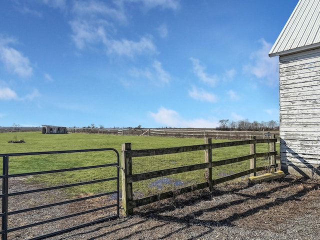 17128 Lukens Rd, Sycamore, IL 60178 - view of yard featuring a view of rural / pastoral area and a gate