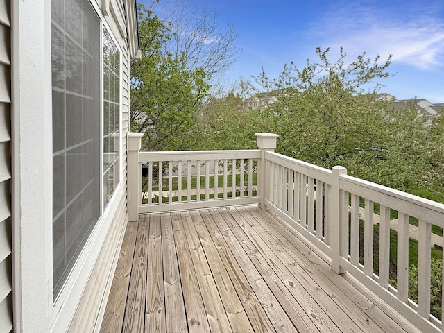 648 S Rosehall Ln, Round Lake, IL 60073 - view of wooden terrace