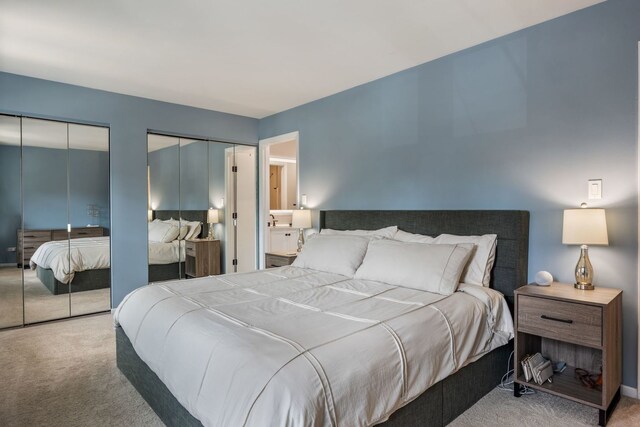 849 W Buckingham Pl Unit G, Chicago, IL 60657 - bedroom with carpet and two closets