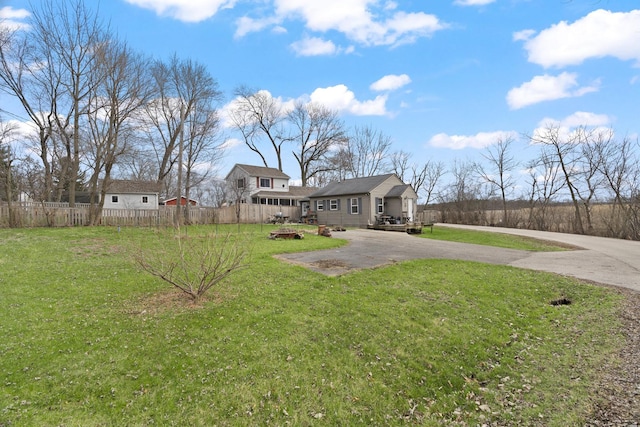 37115 N Sistina Ave, Lake Villa, IL 60046 - view of front facade with driveway, fence, and a front yard