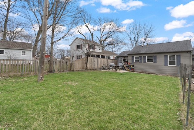 37115 N Sistina Ave, Lake Villa, IL 60046 - view of yard with a patio and a fenced backyard