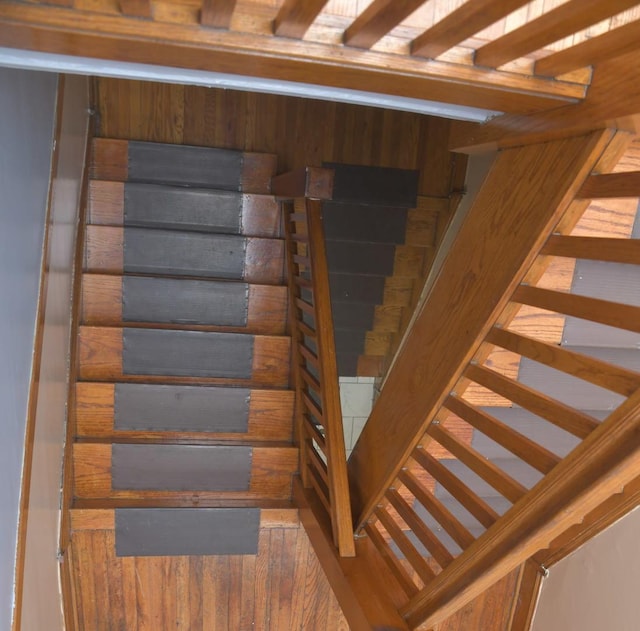 view of stairs