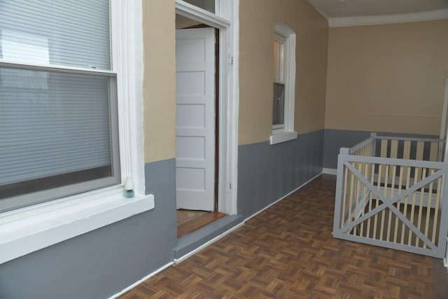 exterior space with stucco siding