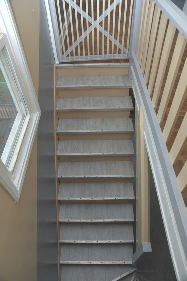 view of staircase
