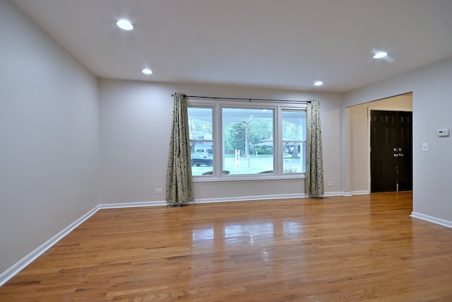 6S210 Mariwood Ct, Naperville, IL 60540 - unfurnished room featuring wood finished floors, recessed lighting, and baseboards