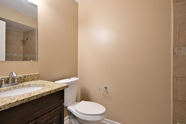 6S210 Mariwood Ct, Naperville, IL 60540 - full bath with toilet, vanity, a tile shower, and baseboards