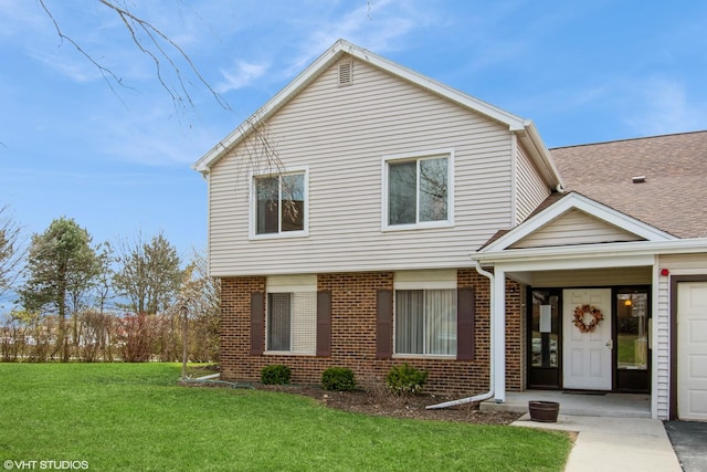 7010 Dover Ct Unit 203, Woodridge, IL 60517 - view of front of house with brick siding and a front lawn