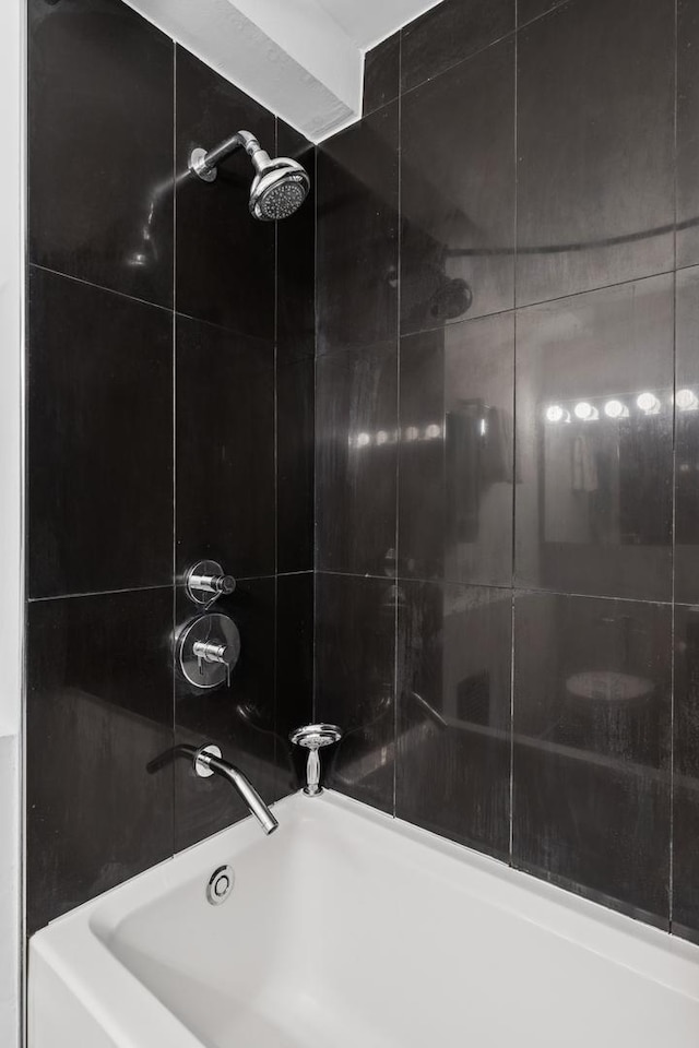bathroom featuring bathtub / shower combination