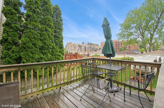 4134 S Ellis Ave, Chicago, IL 60653 - view of deck