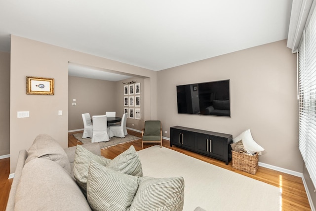 405 Ashbury Ln, Lemont, IL 60439 - living room with wood finished floors and baseboards