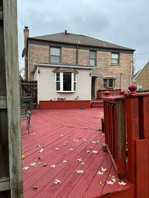 1911 N 73rd Ave N, Elmwood Park, IL 60707 - view of wooden terrace
