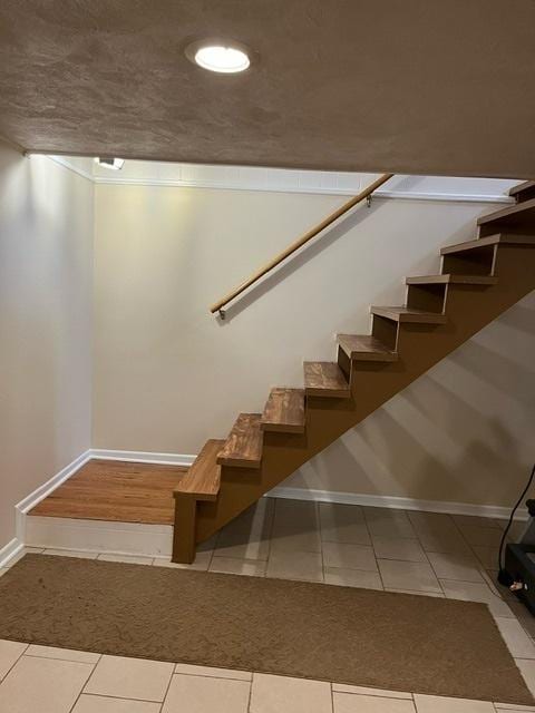 1911 N 73rd Ave N, Elmwood Park, IL 60707 - staircase with tile patterned floors and recessed lighting