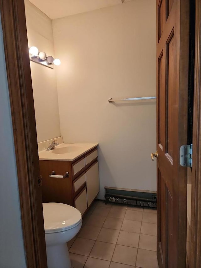 5011 S Valley Ln Unit 409, Streamwood, IL 60107 - bathroom with vanity and tile patterned flooring