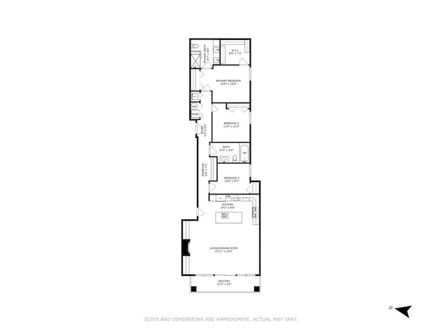 4845 N Damen Ave Unit 3S, Chicago, IL 60625 - plan