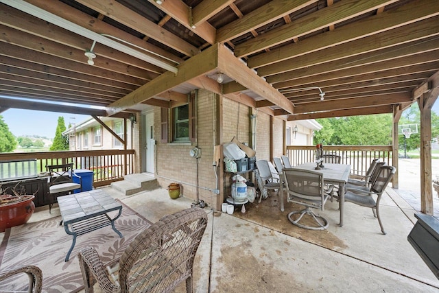 910 Sarah Ln, Aurora, IL 60502 - view of patio / terrace with outdoor dining space