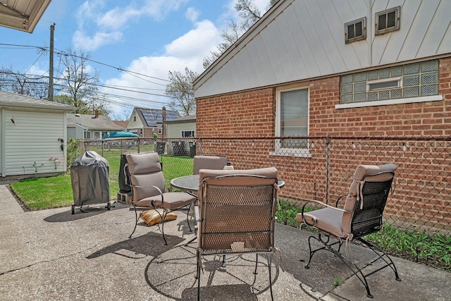 17531 Burnham Ave, Lansing, IL 60438 - view of patio / terrace featuring fence