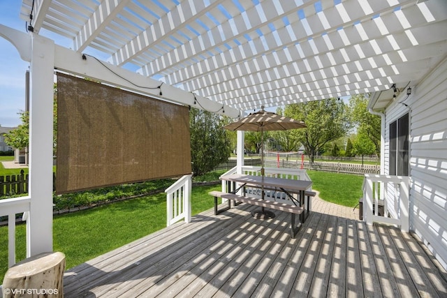 1496 Trailwood Dr, Crystal Lake, IL 60014 - wooden deck with a pergola
