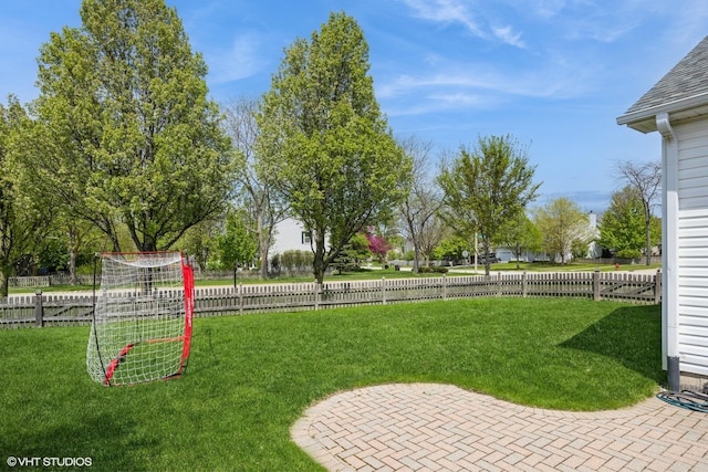 1496 Trailwood Dr, Crystal Lake, IL 60014 - view of yard featuring a sport area and fence