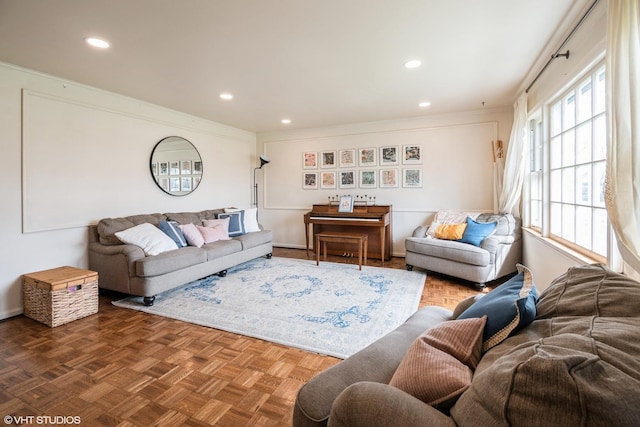 3645 Elm Ct, Flossmoor, IL 60422 - living area with recessed lighting