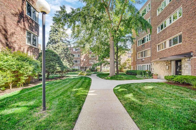 surrounding community featuring a yard