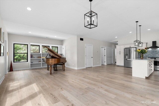 12N988 Engel Rd, Sycamore, IL 60178 - interior space with recessed lighting, baseboards, and light wood-type flooring